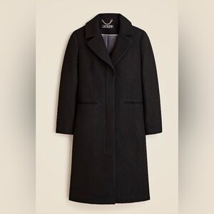 J. Crew Savoy topcoat in Italian wool-blend melton